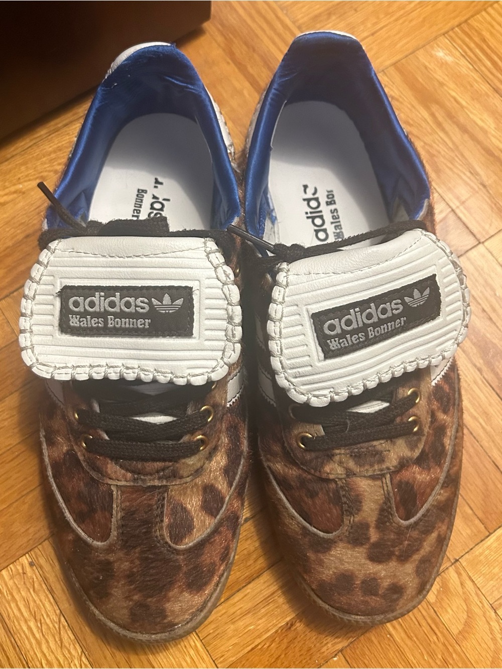 Adidas x Wales Bonner Leopard Print Sneakers